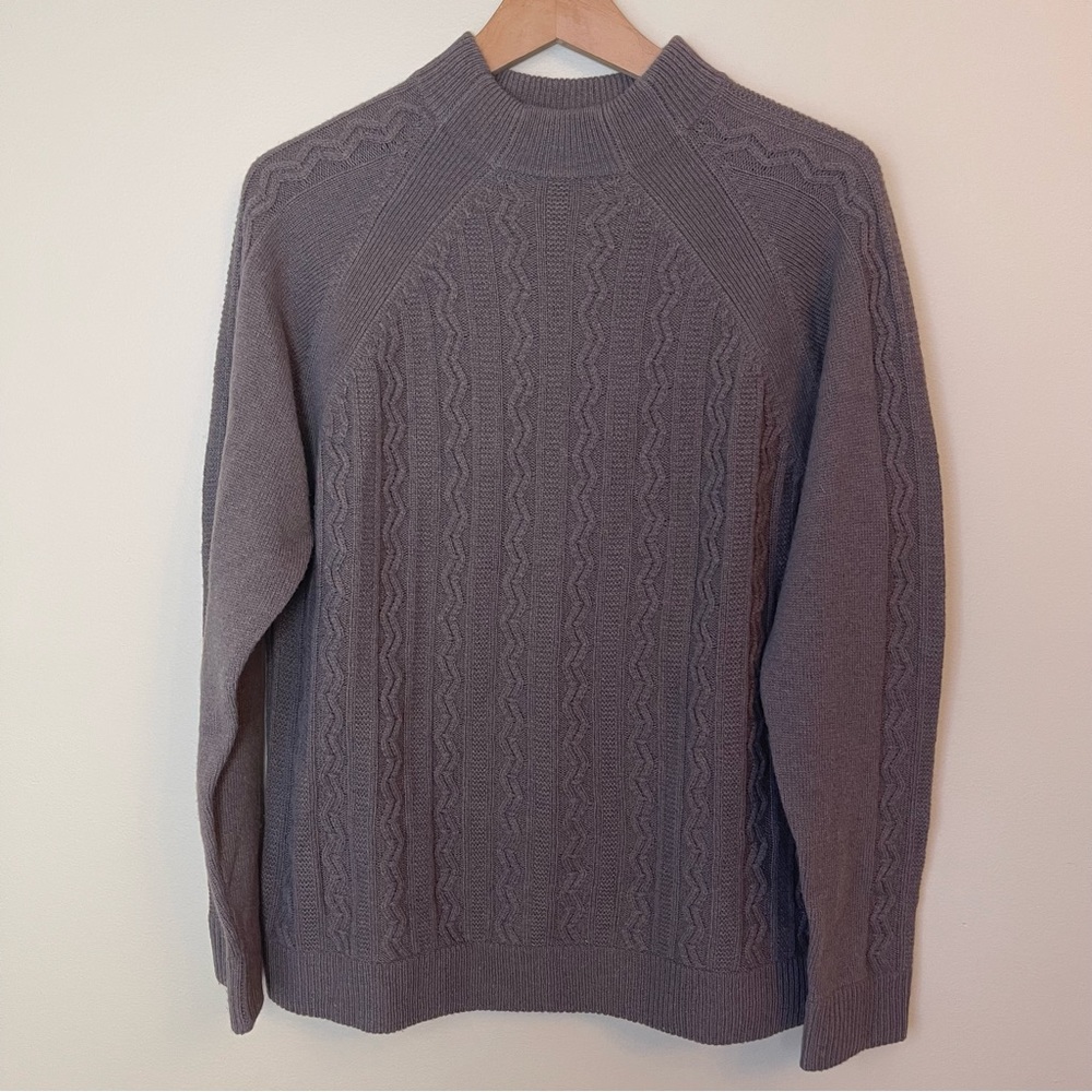 TED BAKER LONDON Wool Blend Ribbed Knit Pullover Sweater Size Large